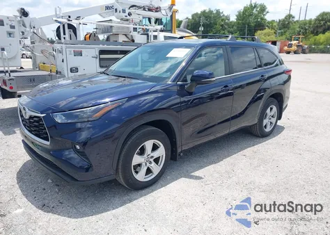 2023 Toyota Highlander Le z USA, uszkodzony, nr VIN 5TDKDRAH3PS020742